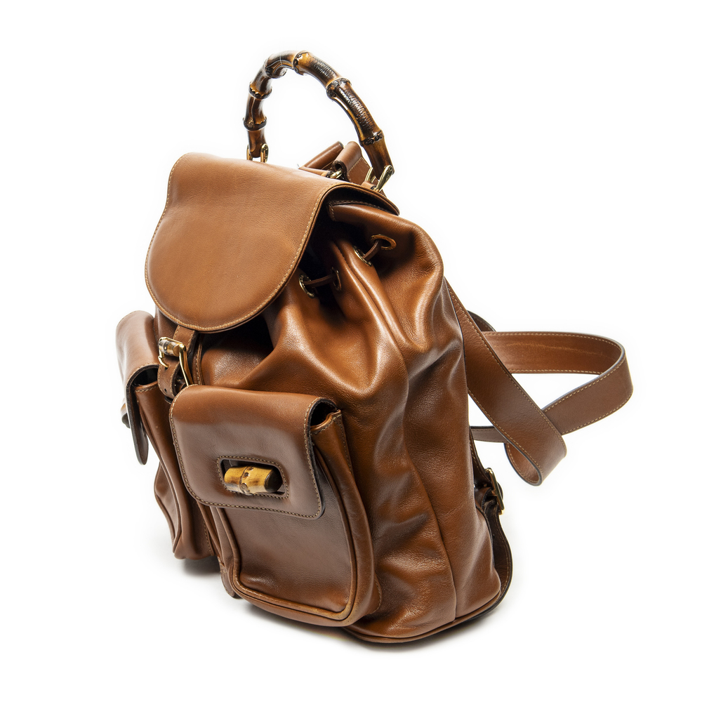 Gucci Large Bamboo Backpack - Picture 2 of 10